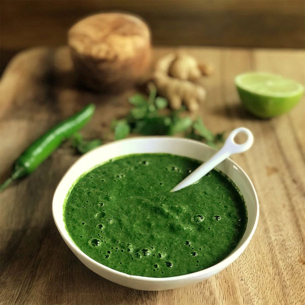 Τσάτνεϊ Ashoka Coriander Olive Oil Chutney Medium Hot 285g