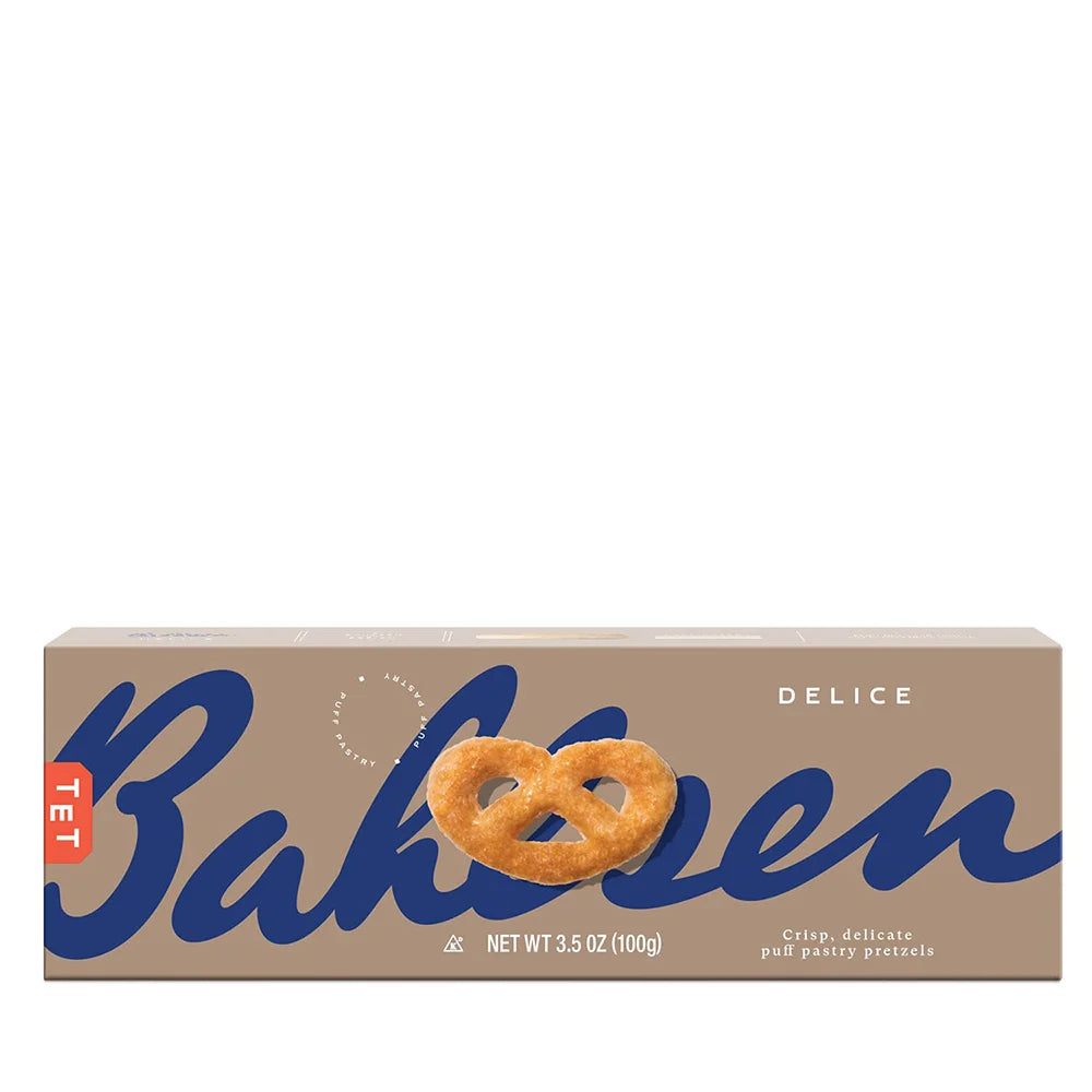 Μπισκότα Σφολιάτας Γλυκό Με Σχήμα Πρέτζελ Bahlsen Delice Sweet Pretzel Puffs 100g