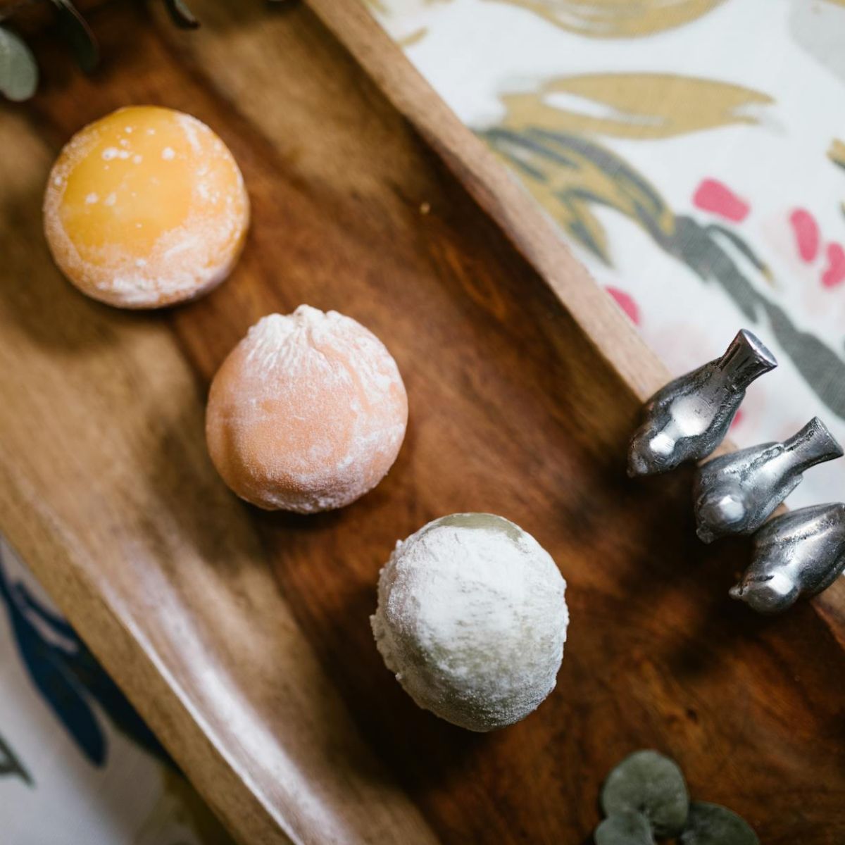 Ιαπωνικό Γλυκό Μότσι με Πεπόνι και Κρέμα Bamboo House Double Fillings Mochi Cantaloupe Milk