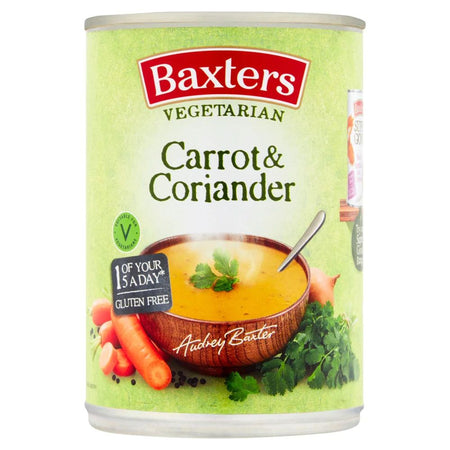 Baxters Carrot Coriander Vegetarian Soup Gluten Free 400g