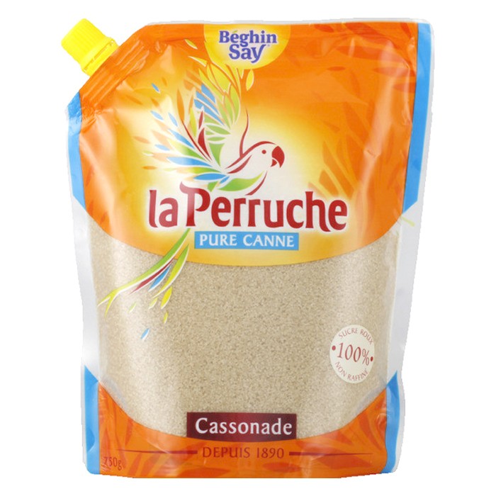 Ζάχαρη Καστανή Ακατέργαστη Berghin Say La Perruche Cassonade Light Brown Sugar 750g