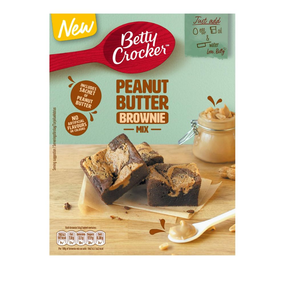 Μείγμα για Brownie με Φυστικοβούτυρο Betty Crocker Peanut Butter Brownie Mix