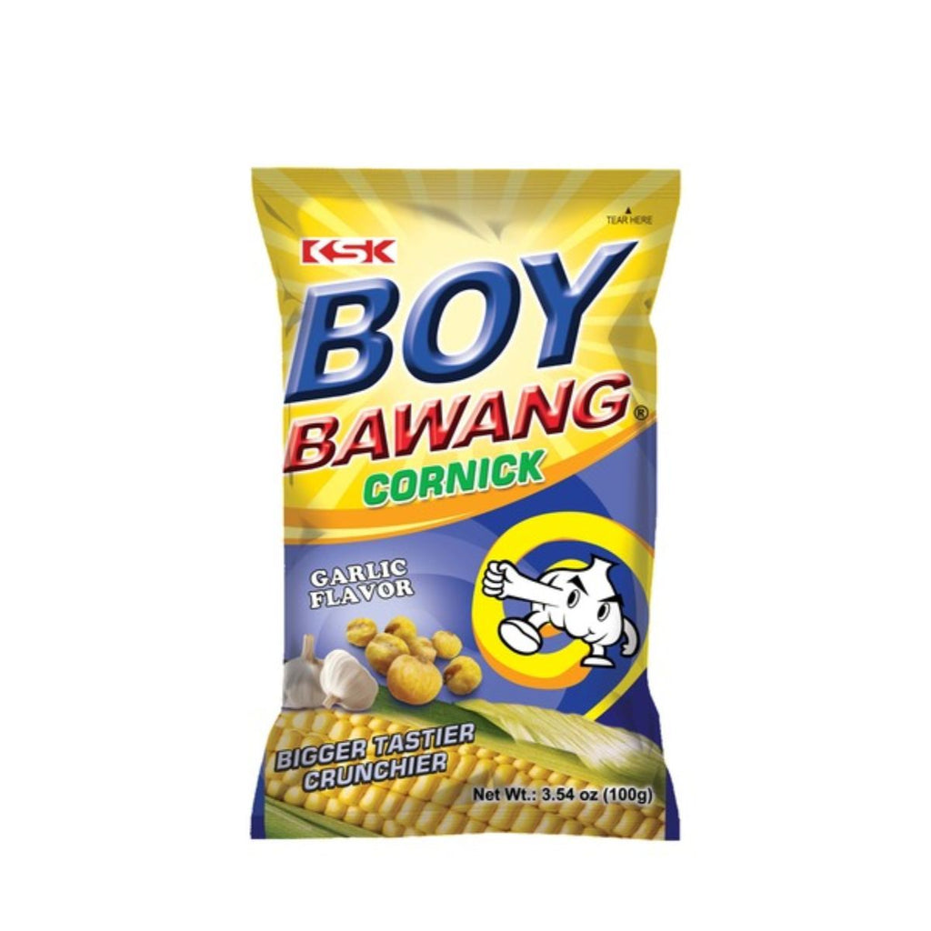 Σνακ Καλαμποκιού με Γεύση Σκόρδο Boy Bawang Cornick Garlic Flavor