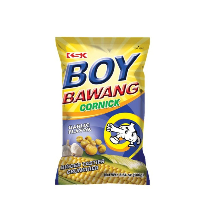 Σνακ Καλαμποκιού με Γεύση Σκόρδο Boy Bawang Cornick Garlic Flavor