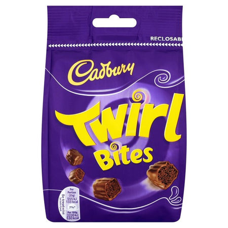 Σοκολατάκια Γάλακτος Cadbury Twirl Bites 95g