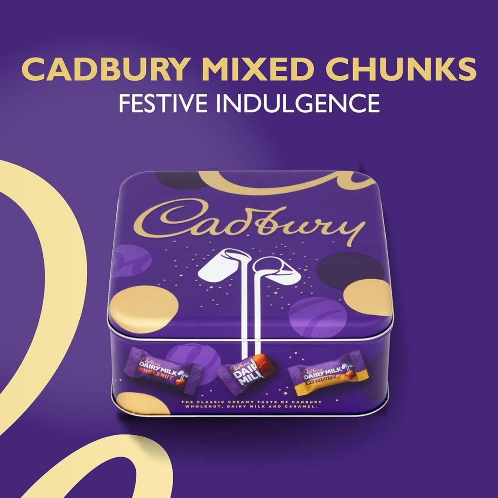 Σοκολατάκια Συλλογή Cadbury Mixed Chunks Assortment Gift Tin Christmas