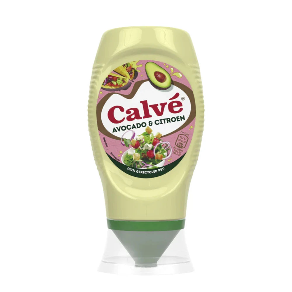 Σάλτσα Με Αβοκάντο Και Λεμόνι Calve Avocado And Citroen Squeeze Bottle 250ml