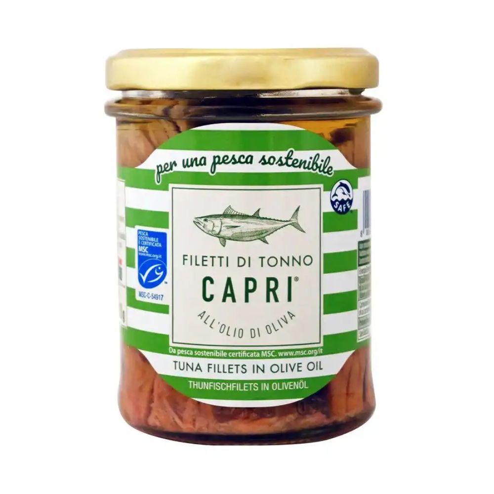 Τόνος Φιλέτο σε Ελαιόλαδο Capri Tuna Fillets in Olive Oil
