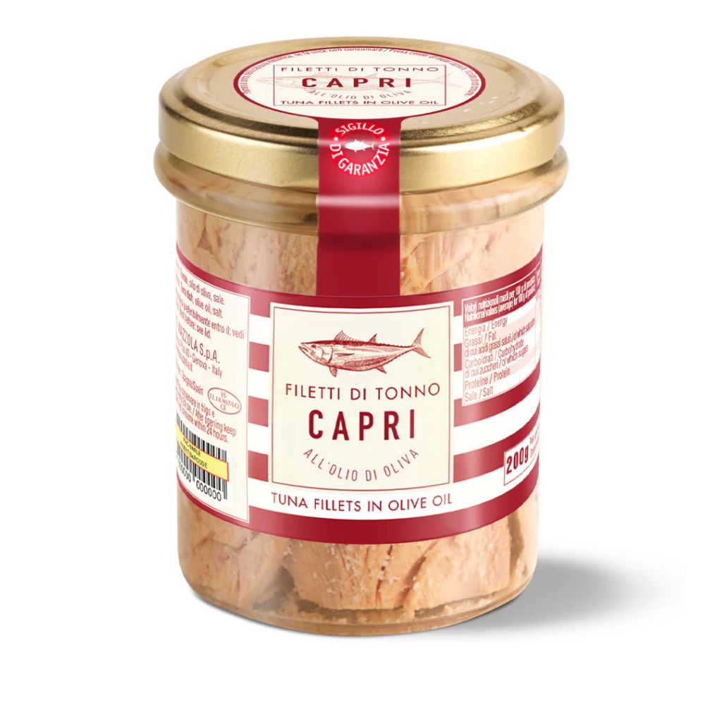 Φιλέτα Τόνου σε Ελαιόλαδο Capri Tuna Fillets in Olive Oil