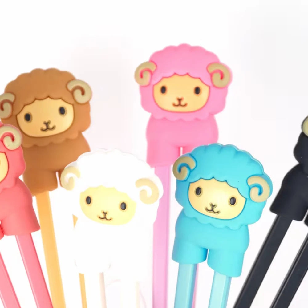 Παιδικά Τσόπστικς Με Βοηθό Tokyo Design Studio Children Chopsticks Blue Sheep Helper 18cm