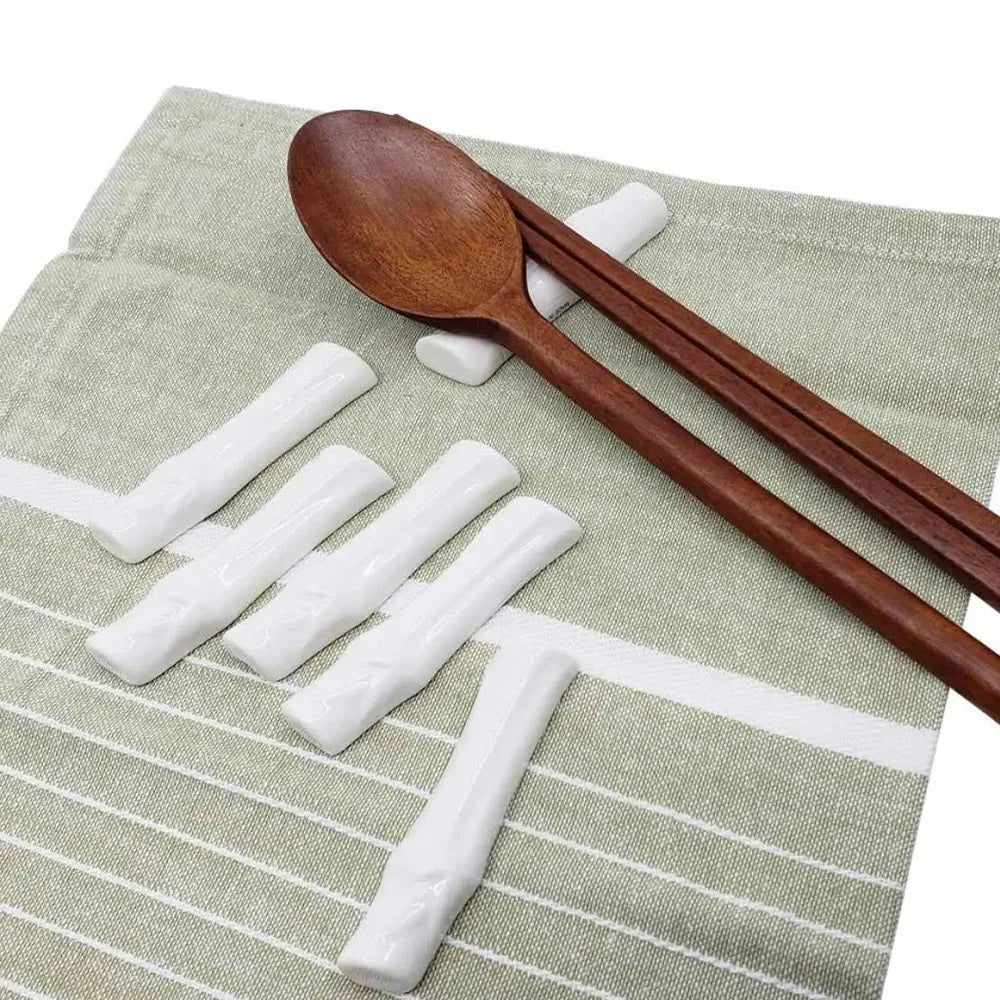 Βάση Λευκής Πορσελάνης Για Στήριξη Τσόπστικ Cardinal White Porcelain Chopstick Rest 6cm