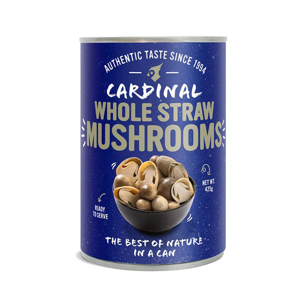 Ολόκληρα Μανιτάρια Cardinal Whole Straw Mushrooms Unpeeled 425g