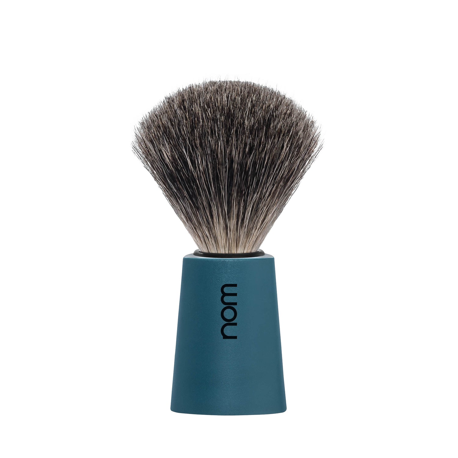 Πινέλο Ξυρίσματος με Γνήσια Τρίχα Ασβού Nom Carl Pure Badger Brush Petrol