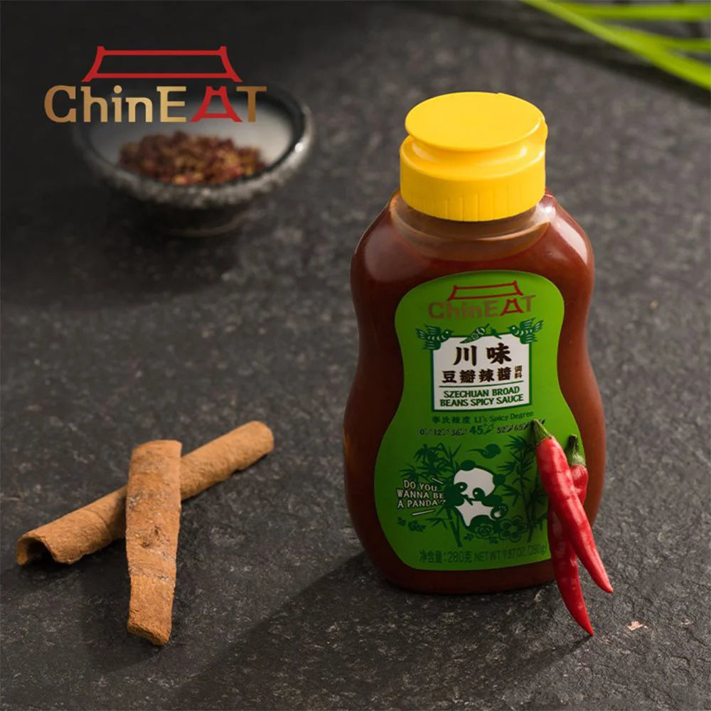 Καυτερή Σάλτσα Από Κουκιά Chineat Szechuan Broad Bean Spicy Sauce 280g