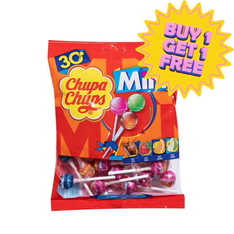 Γλειφιτζούρια Μικρά Σε Διάφορες Γεύσεις Chupa Chups Mini Lollipops 30 Pieces