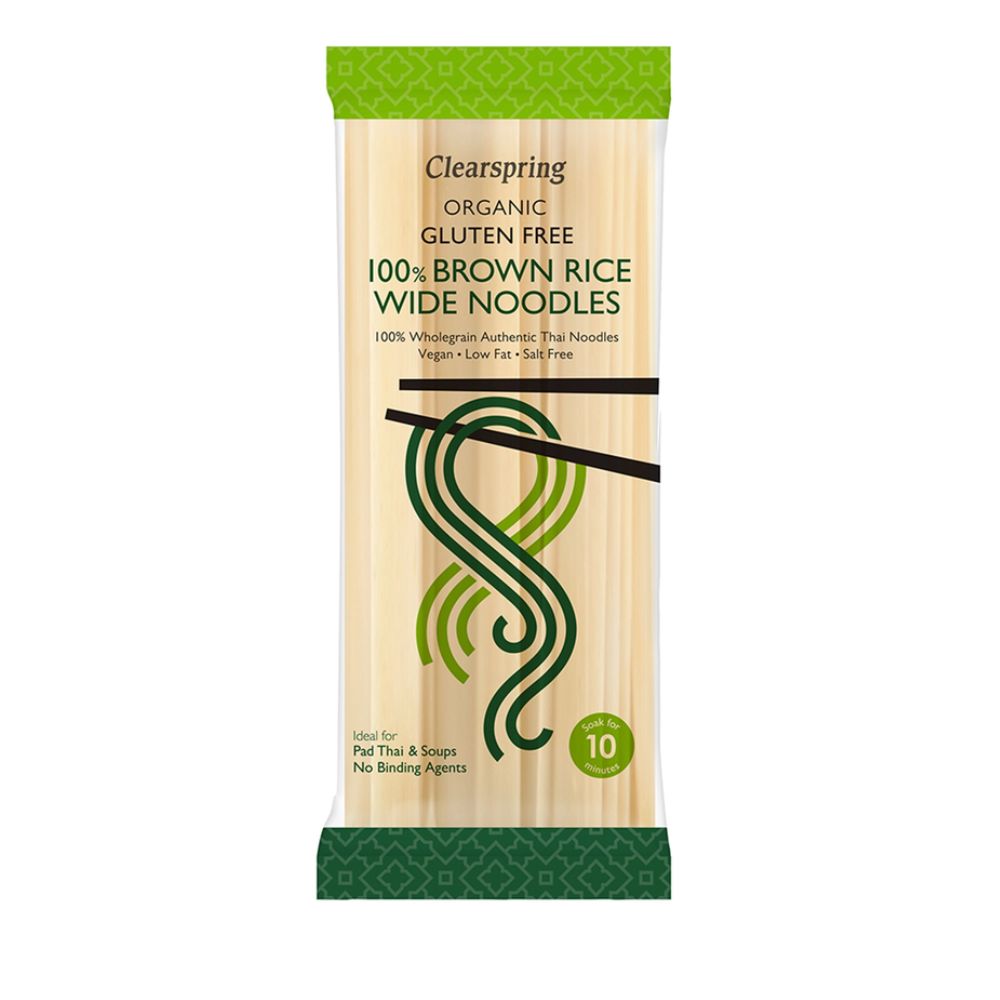 Νούντλς Βιολογικά Καστανού Ρυζιού Clearspring Organic Brown Rice Noodles