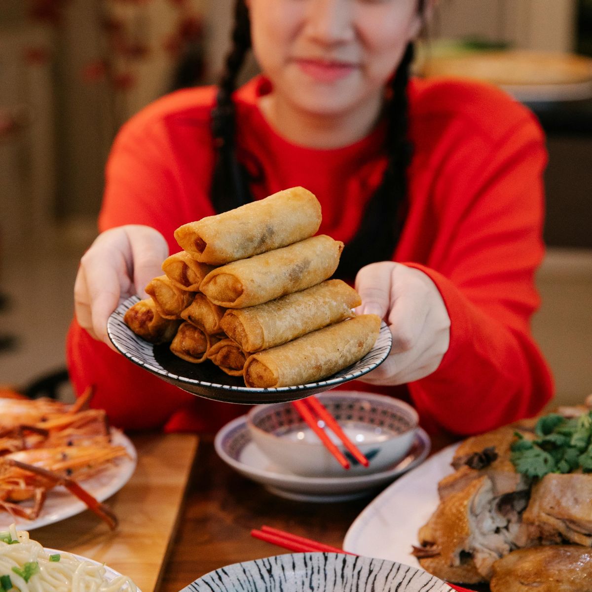 Φύλλα Ρυζιού Cock Spring Roll Rice Paper Square