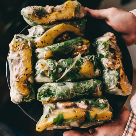 Φύλλα Ρυζιού Cock Spring Roll Rice Paper Square