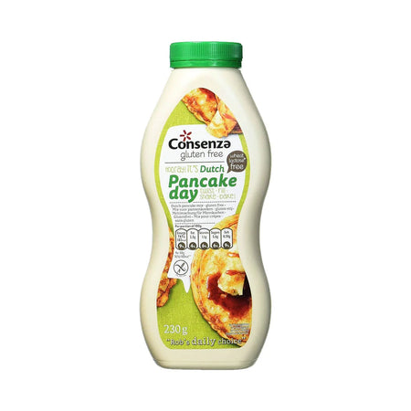 Μείγμα Για Πανκέικς Χωρίς Γλουτένη Consenza Shake Bottle Dutch Gluten Free Pancake Day Mix 230g