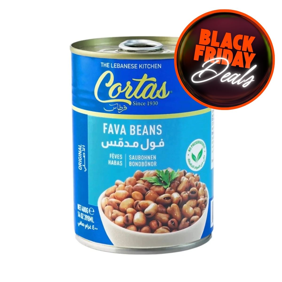 Cortas Fava Beans Vegan Gluten Free