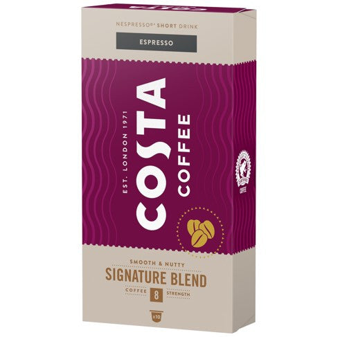 Καφές Espresso Costa Coffee Signature Blend 8 Strength 10 Κάψουλες