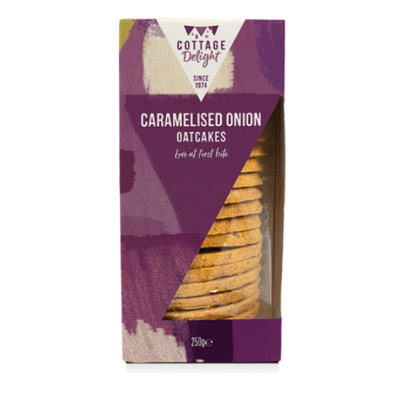 Κράκερ Βρώμης με Καραμελωμένο Κρεμμύδι Cottage Delight Caramelised Onion Oatcakes