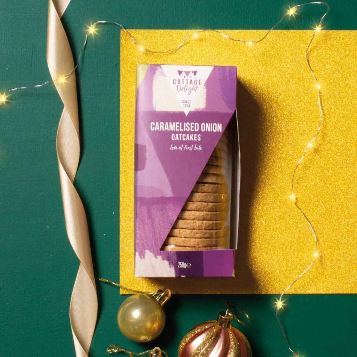 Κράκερ Βρώμης με Καραμελωμένο Κρεμμύδι Cottage Delight Caramelised Onion Oatcakes