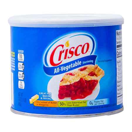 Φυτικό Μαγειρικό Λίπος Crisco All Vegetable Shortening 453g