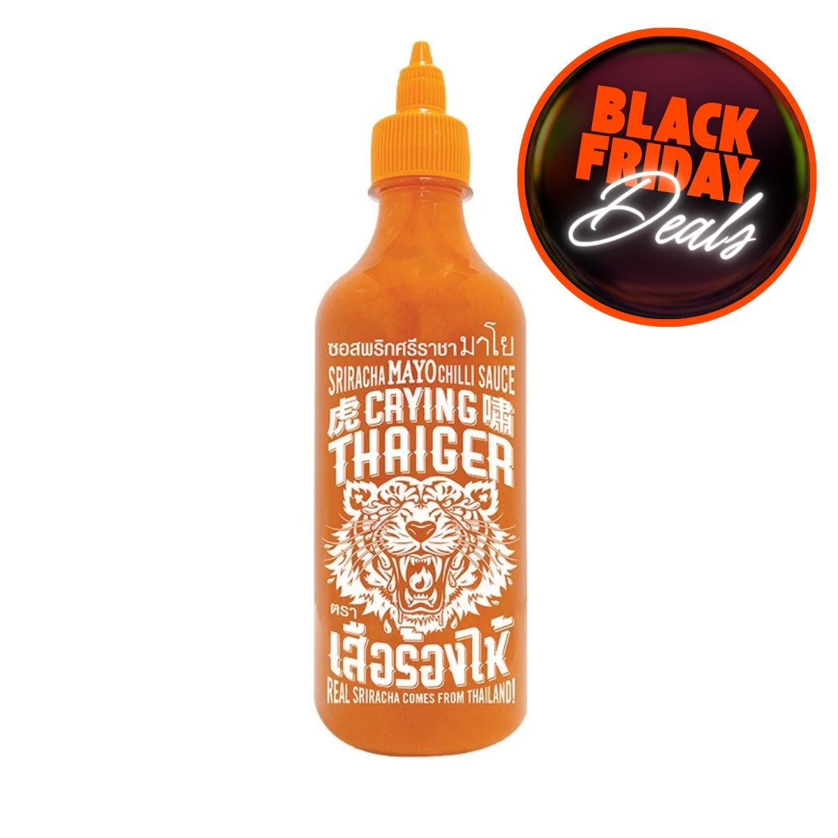 Σάλτσα Σριράτσα Μαγιονέζα Crying Thaiger Sriracha Mayo Chilli Sauce Vegan Gluten Free