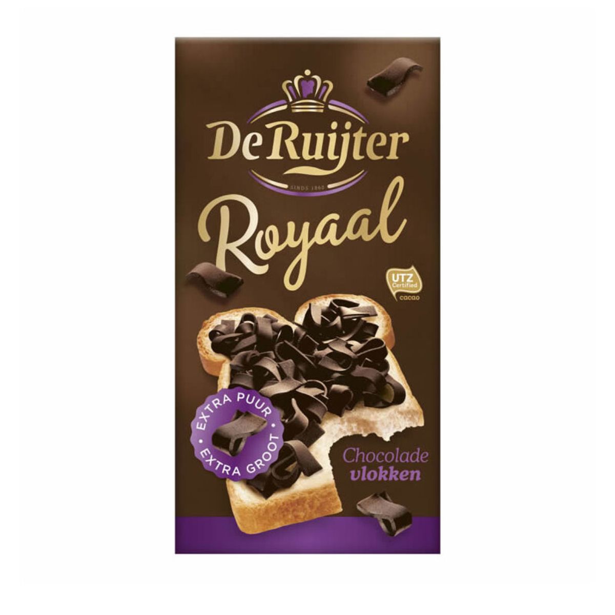 Νιφάδες Σοκολάτας Υγείας De Ruijter Royal Flakes