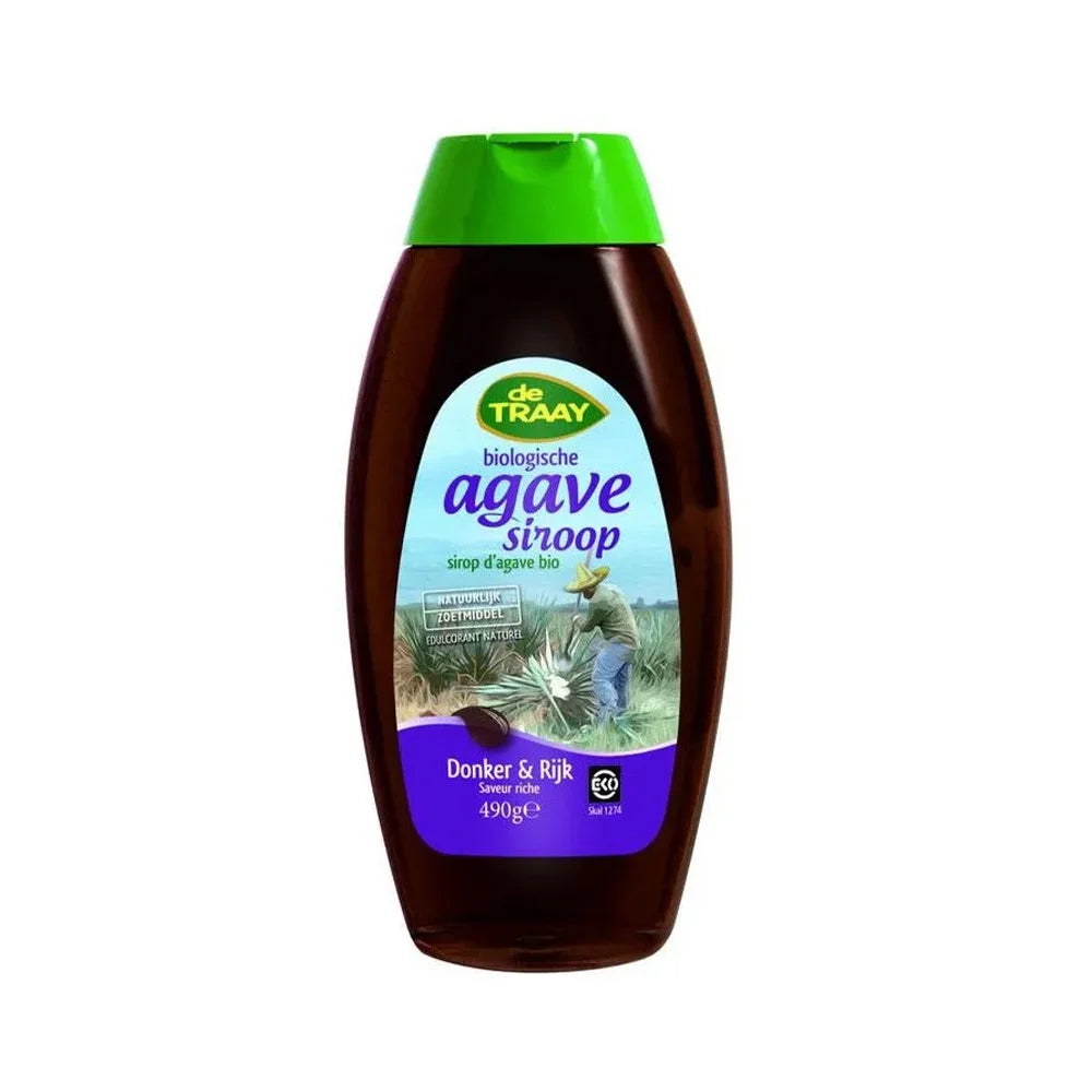 Σιρόπι Αγαύης Βιολογικό De Traay Agave Syrup Dark and Rich Bio 490g