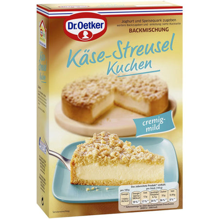 Μείγμα για Κέικ Τυριού Dr. Oetker Kase Streuselkuchen 730g