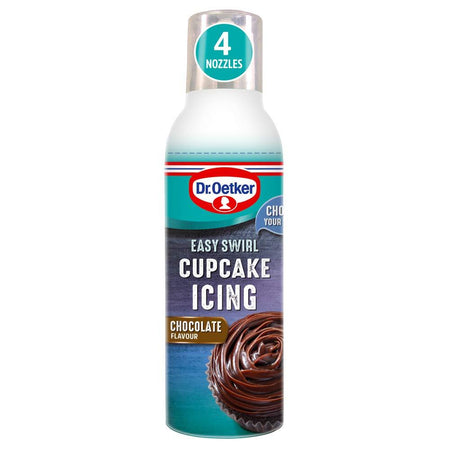 Dr. Oetker Easy Swirl Cupcake Icing Chocolate 180g