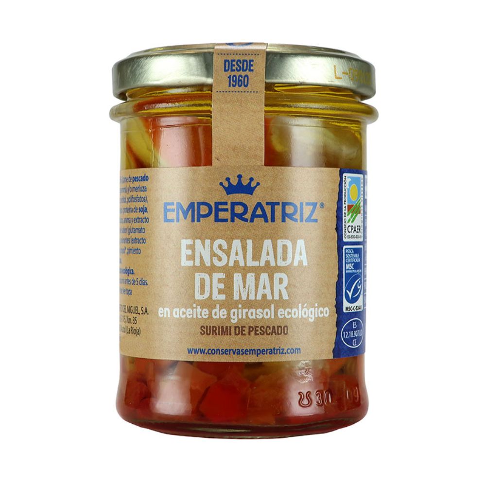 Καβουροσαλάτα σε Βιολογικό Ηλιέλαιο Emperatriz MSC Crab Salad