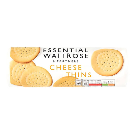 Αλμυρά Κράκερ Τυριού Essential Waitrose Cheese Thins 150g