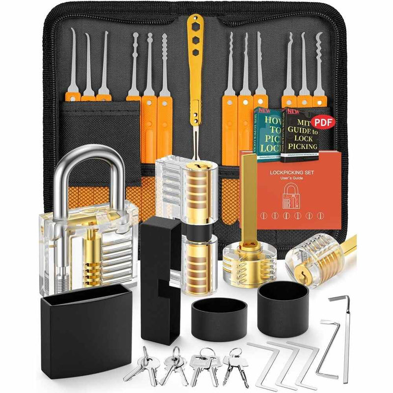 ετ Πρακτικής Ξεκλείδωμα Κλειδαριών Eventronic Lock Picking Set 36 Τεμαχίων