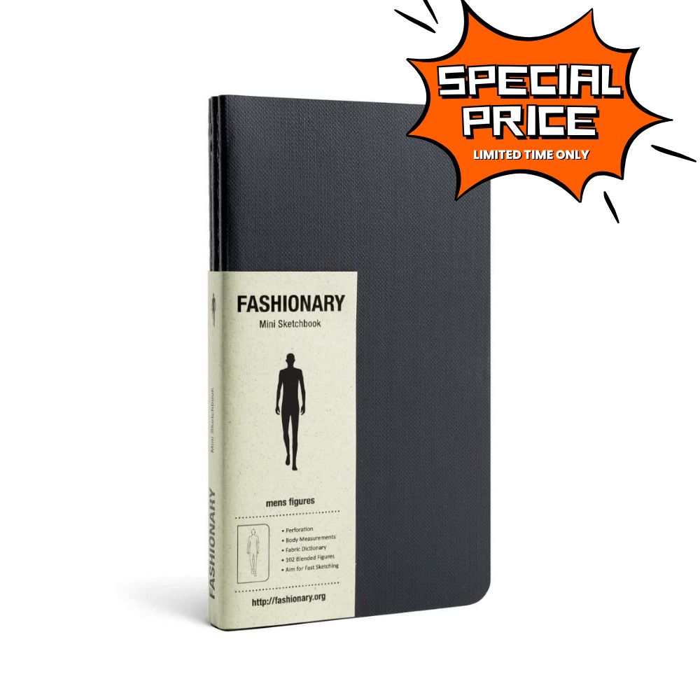 Fashionary Mini Sketchbook Mens Figures