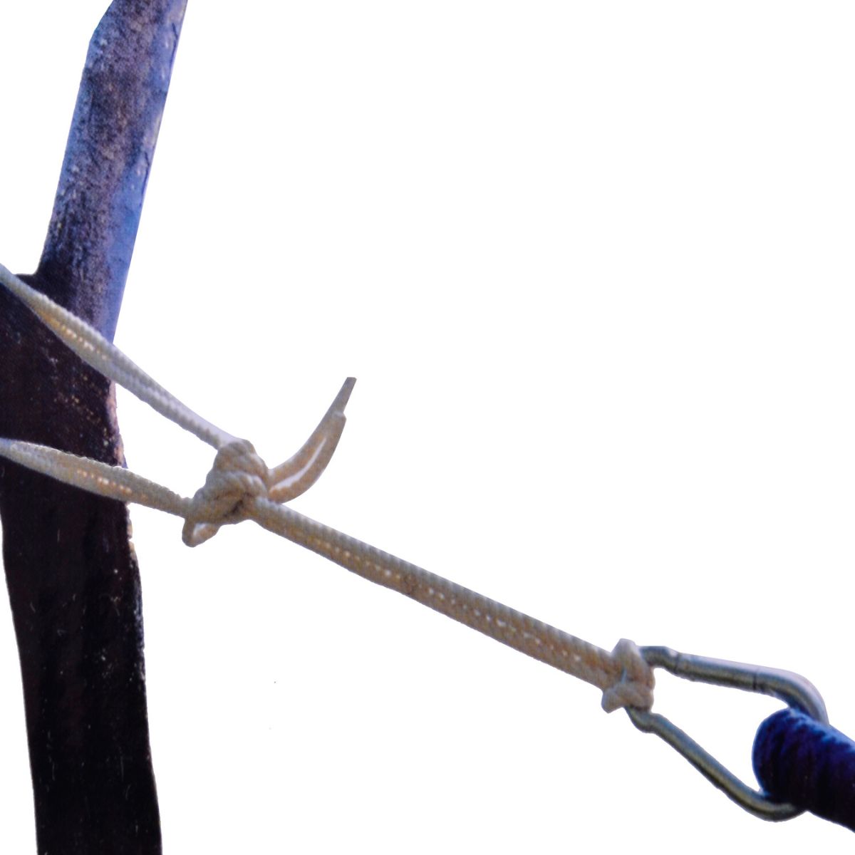 Σχοινιά Αιώρας ή Κρεμαστού Καθίσματος με Γαντζάκια Obliq Fastening Ropes for Hammock or Hanging Seat with Hooks