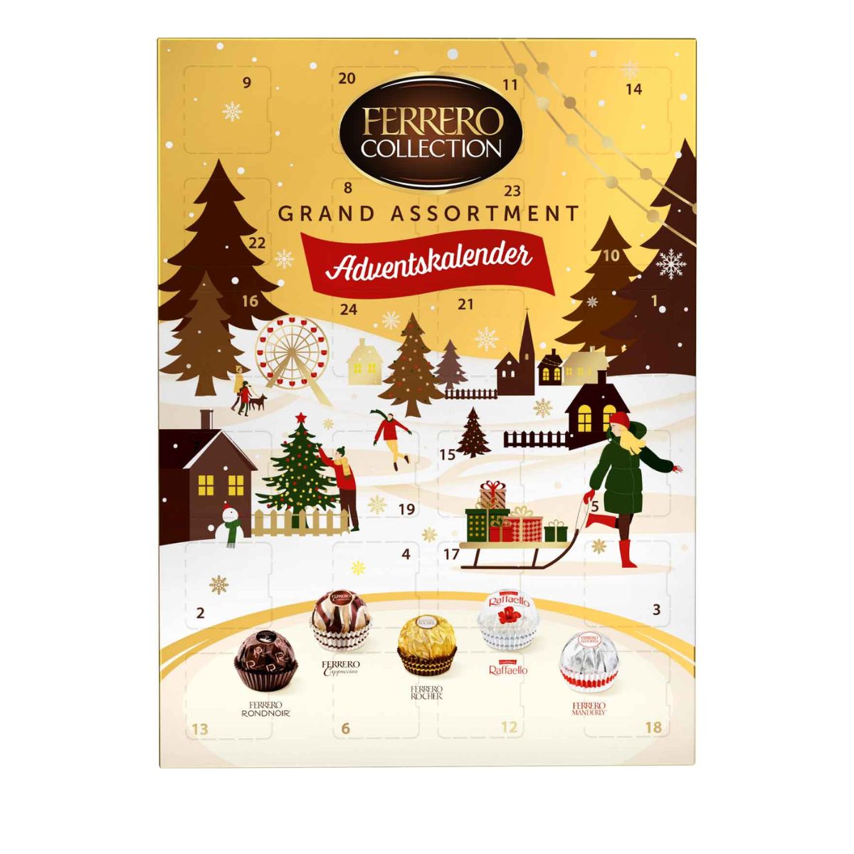Σοκολατένιο Χριστουγεννιάτικο Ημερολόγιο Ferrero Collection Christmas Advent Calendar