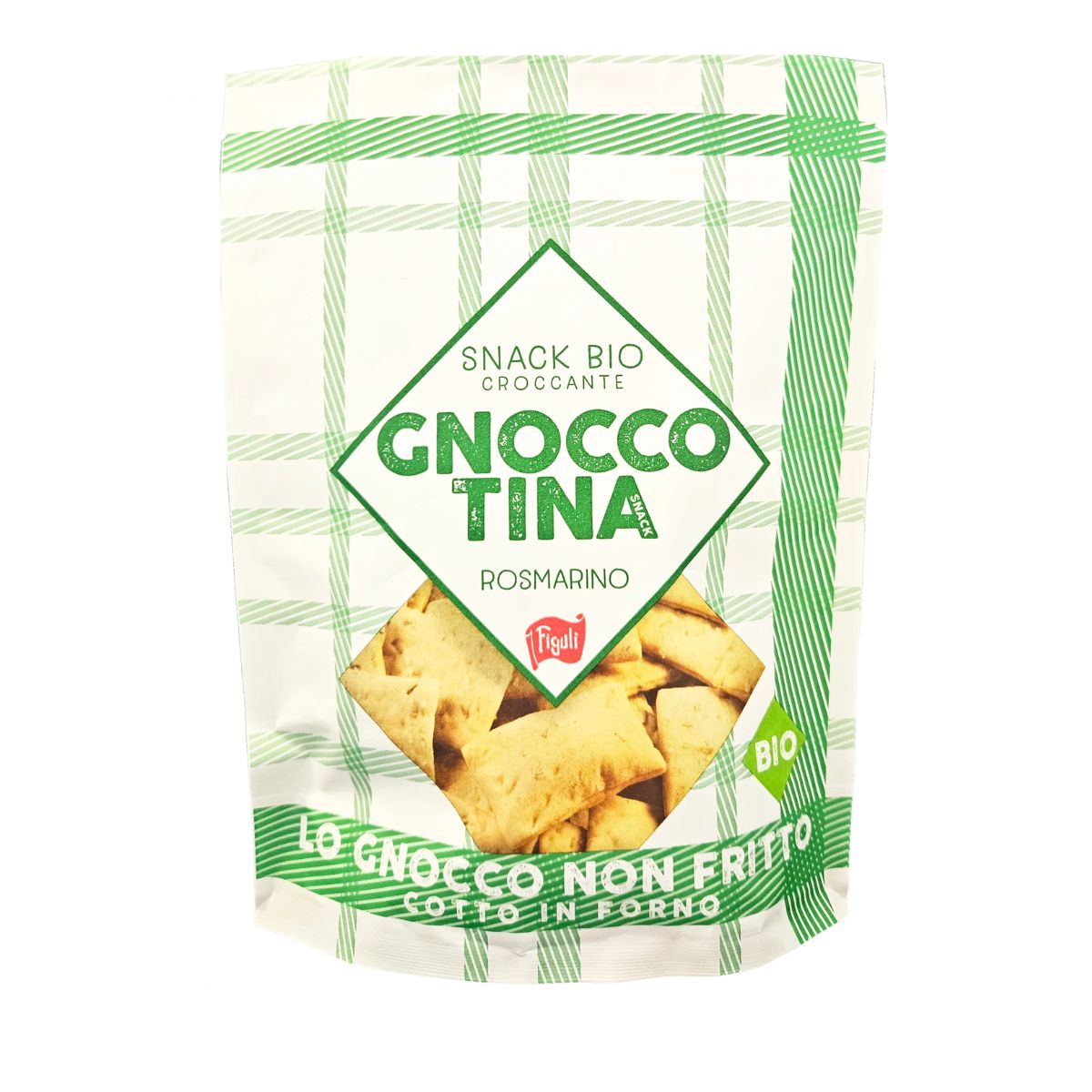 Βιολογικό Σνακ Figuli Gnoccotina Ricetta Rosmarino Bio