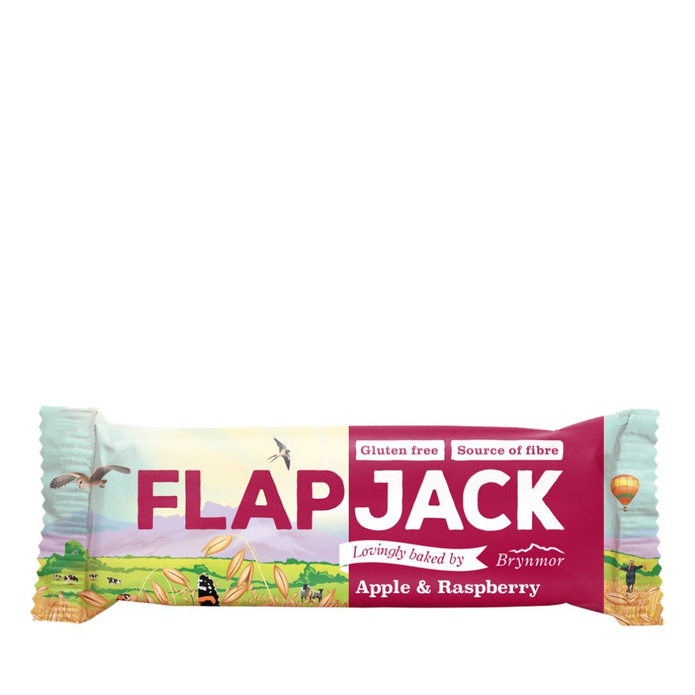 Flapjack Apple and Raspberry