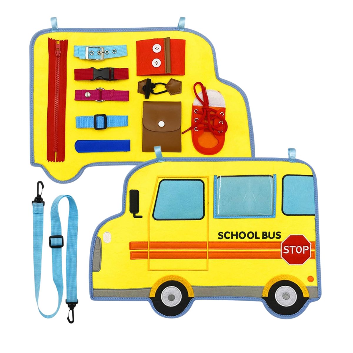 Μοντεσσόρι Εκπαιδευτικό Παιχνίδι Gcroet Montessori Toy Toddlers Busy Board Original