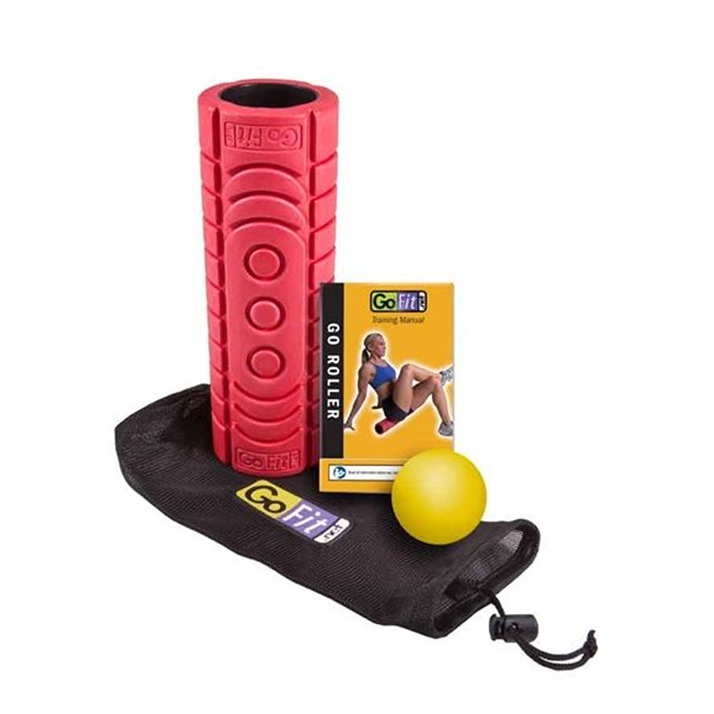 Κύλινδρος Γυμναστικής GoFit Go Roller Kit Red GF FR4