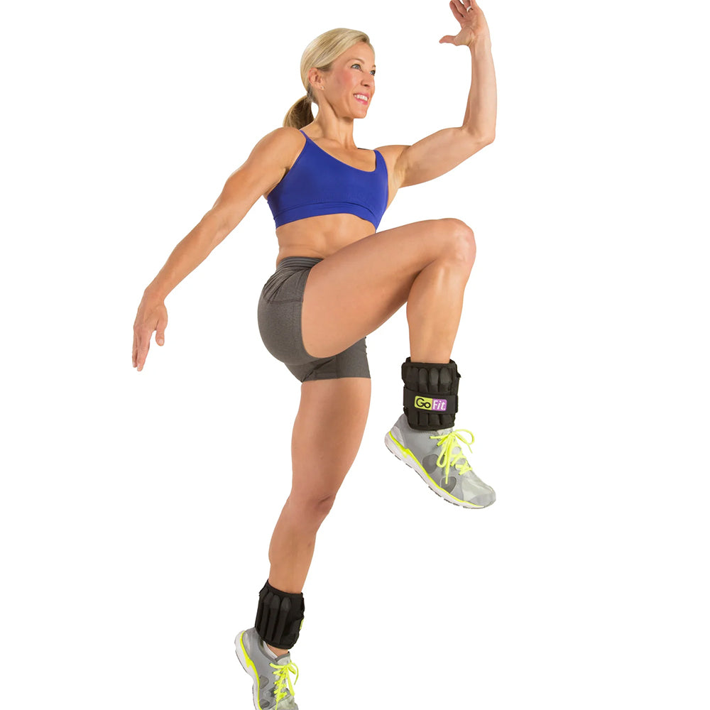 Βαράκια Αστραγάλων GoFit Padded Adjustable Ankle Weights Set GF-P5W 2×1.13kg