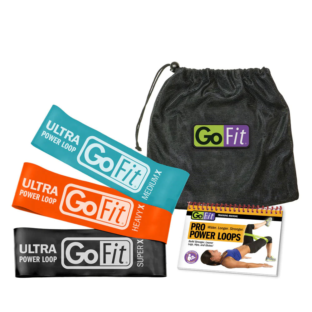 Σετ Ελαστικοί Ιμάντες Γυμναστικής GoFit Ultra Power Loops GF-UPL