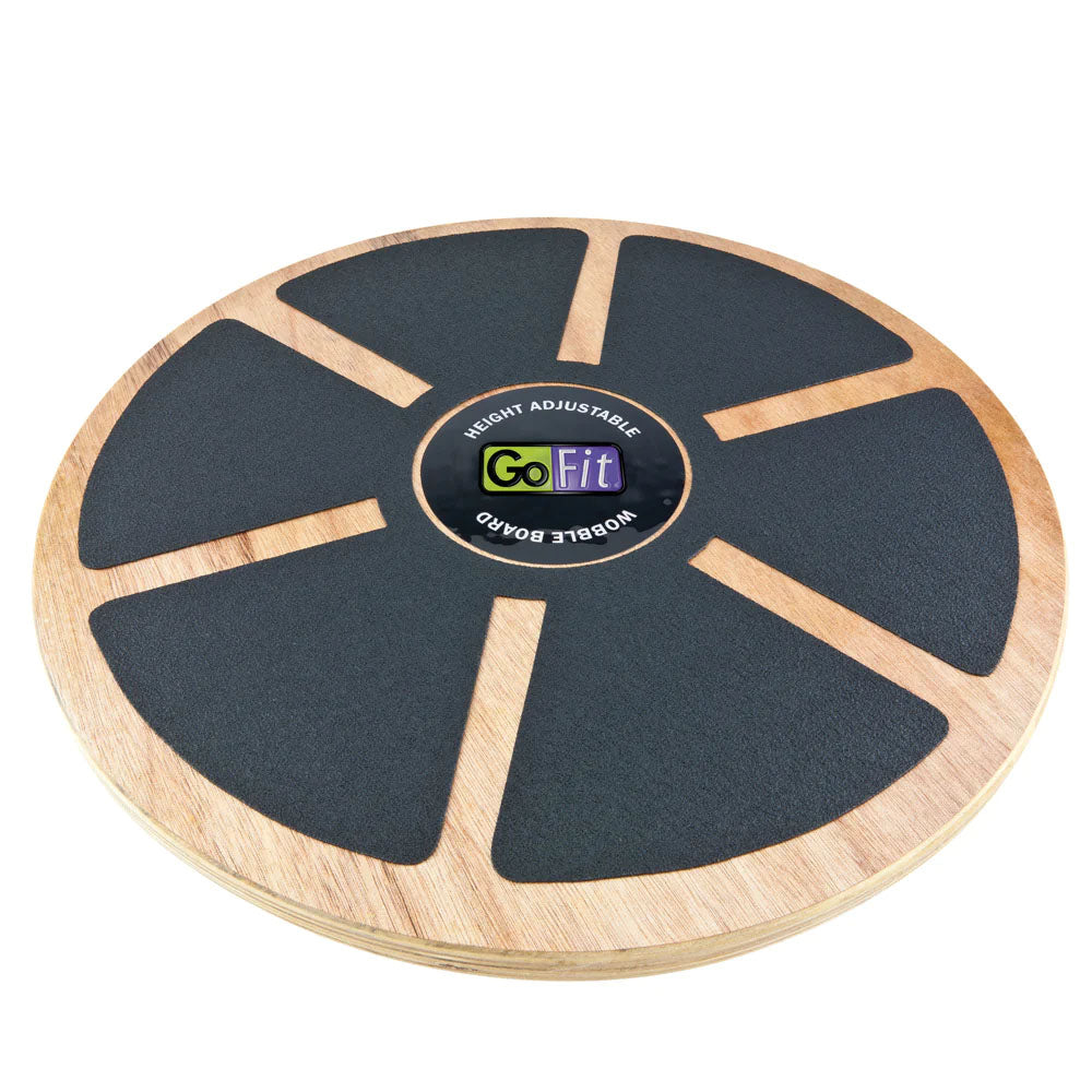 Ξύλινος Δίσκος Ισορροπίας GoFit Wobble Balance Board GF RWBBA 36x36cm