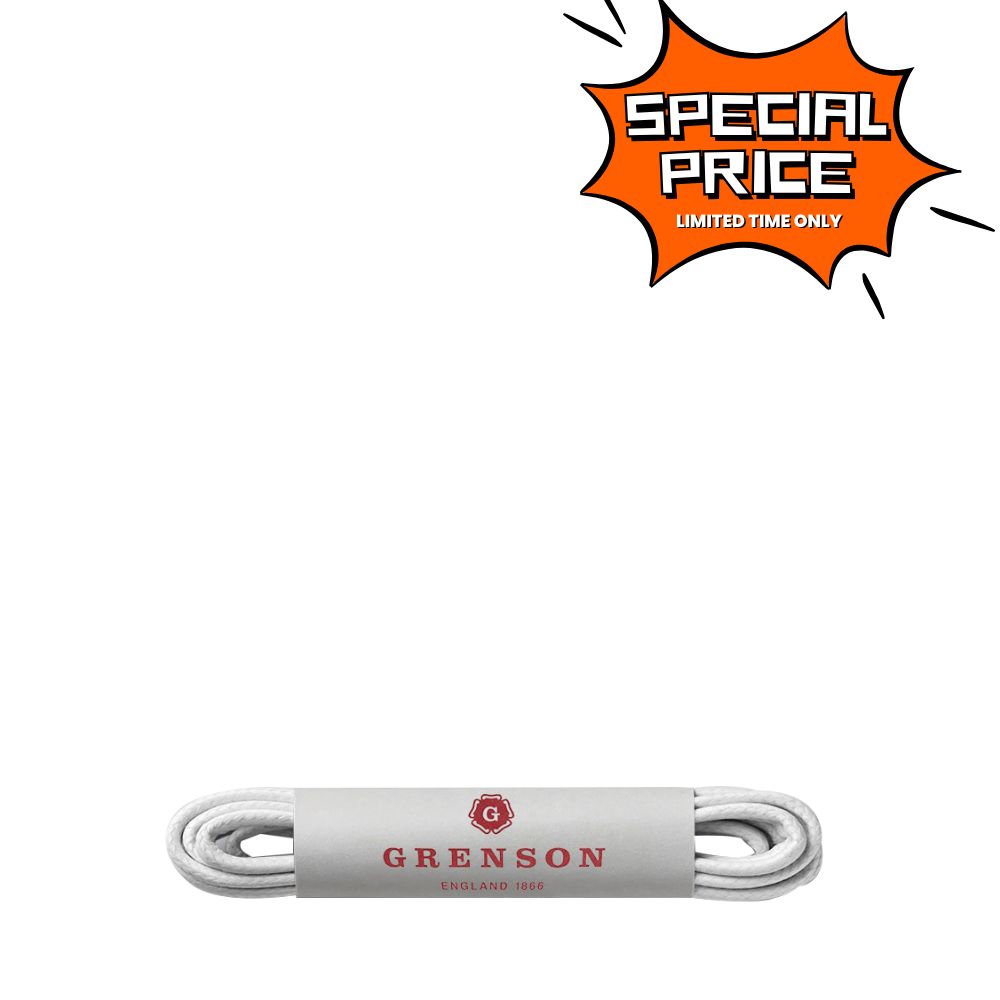 Grenson Shoe Laces Off White