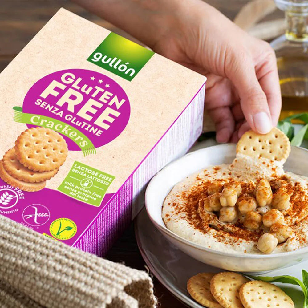 Κράκερ Χωρίς Γλουτένη Και Λακτόζη Gullon Gluten-Free Lactose-Free Crackers 200g