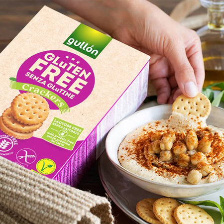 Κράκερ Χωρίς Γλουτένη Και Λακτόζη Gullon Gluten-Free Lactose-Free Crackers 200g