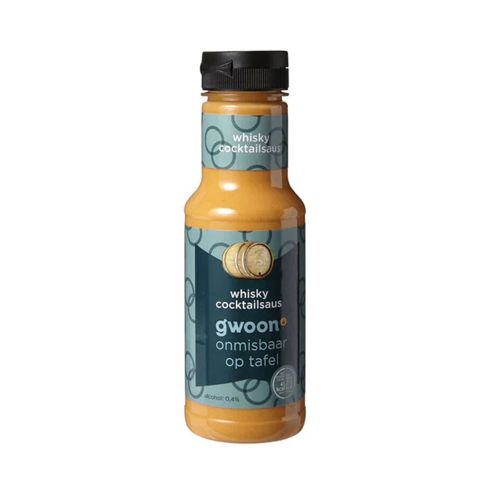 Σάλτσα Κοκτέιλ Με Ουίσκι Gwoon Whisky Coctailsaus Onmisbaar Op Tafel 300ml